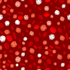 Leukemia seamless pattern