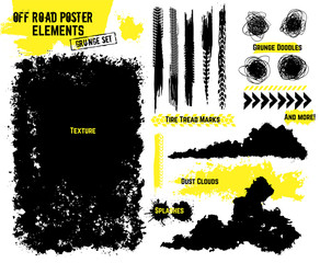 Off-road poster elements © Double Brain