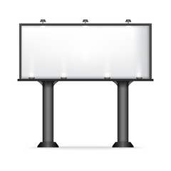Obraz premium Illustration of Blank billboard for advertisement vector