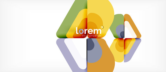 Geometric abstract background