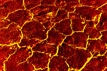 Red lava texture background