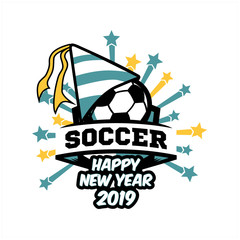Soccer New Year Logo 01