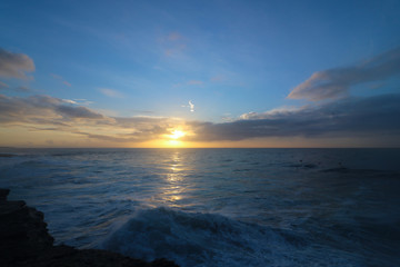Sunrise on the central California coast