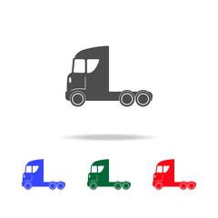 Truck without trailer  icons. Elements of transport element in multi colored icons. Premium quality graphic design icon. Simple icon for websites, web design