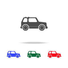 Safari Off-road car  icons. Elements of transport element in multi colored icons. Premium quality graphic design icon. Simple icon for websites, web design