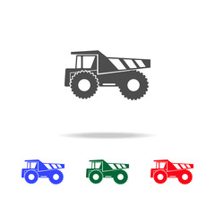 Dump truck  icons. Elements of transport element in multi colored icons. Premium quality graphic design icon. Simple icon for websites, web design
