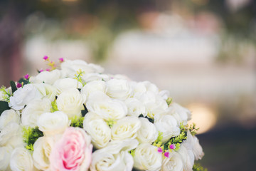 Flower in wedding event