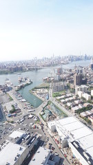 Fototapeta na wymiar aerial view of the city, New York City