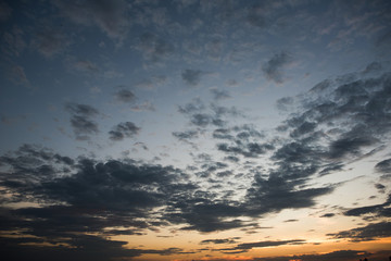 Fototapeta na wymiar Beautiful sunset sky