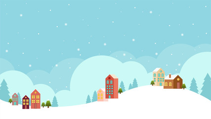 Christmas and Landscape background