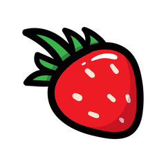 Cartoon Strawberry Illustration