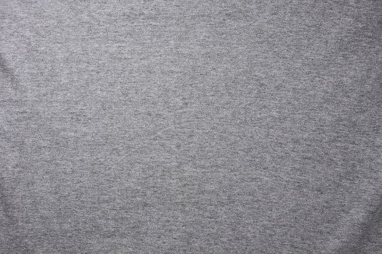 Close-up gray t-shirt cotton flat background