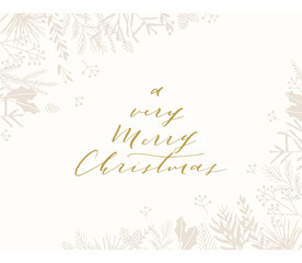 Christmas greeting card.