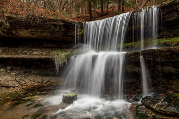 Fototapeta na wymiar The Waterfall at Oglebay, Wheeling, West Virginia