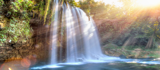 Duden waterfall in Antalya, Turkey 