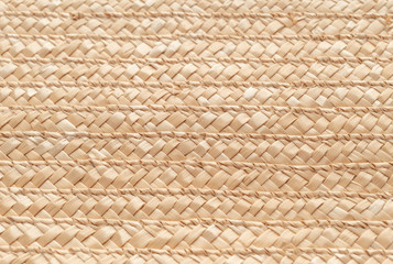 Close up wicker basket texture for use as background . Woven basket texture.