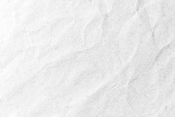 Paper texture. White crumpled paper background.