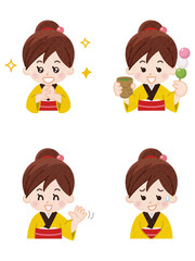 町娘　バリエーション