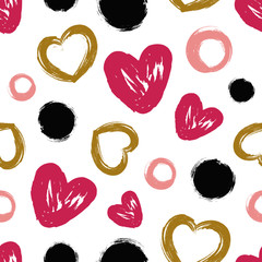 creative colorful love seamless pattern design