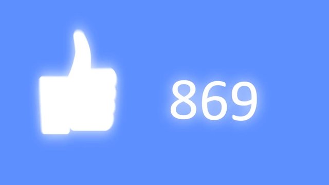 This is a Counting like for facebook video to attract the audiences.