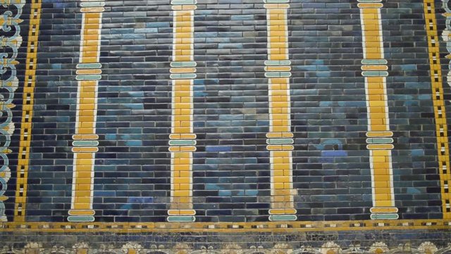 Detail of Ishtar Gate in Pergamon museum