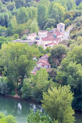 Ambialet, village du Tarn, France 