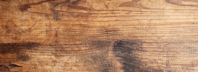 Old natural wood grunge texture. Vintage wooden floor.