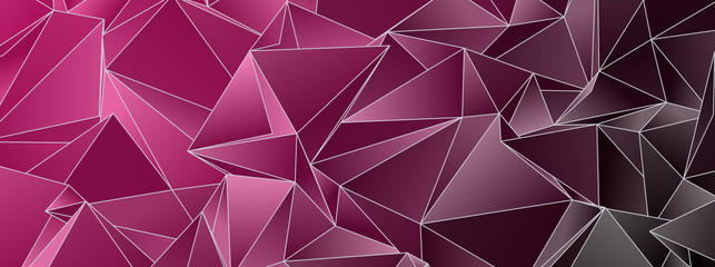 Triangular 3d, modern background