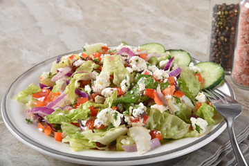 Healthy Gourmet Greek Salad