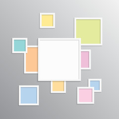 Collage One Frame for Photos or Illustration.