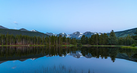 Mountain Sunrise Sprague Lake