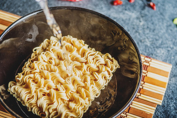 Asian instant noodles