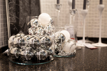 Festive decor in the room