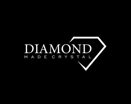 Diamond Clean Line Logo Template