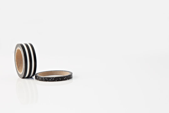 decorative tapes in white background