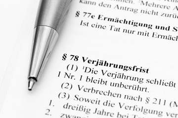 Verjährungsfrist Strafgesetzbuch