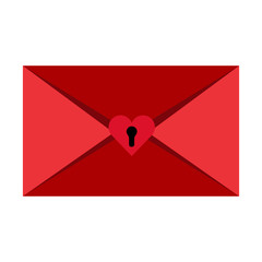 valentine envelope art illustration