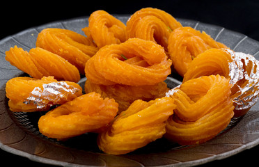 Paneer Jalebi, also Know as Chhena Jalebi, Chhena Jilapi or Zulbia is a Indian Sweet Food