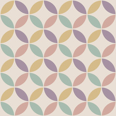 Japanese Cute Diagonal Flower Pattern
