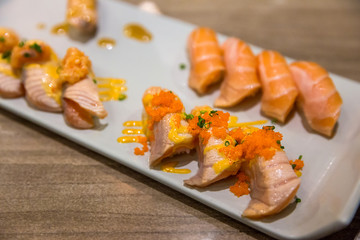 Salmon Tartar sushi