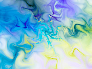 surreal futuristic digital 3d design art abstract background fractal illustration for meditation and decoration wallpaper