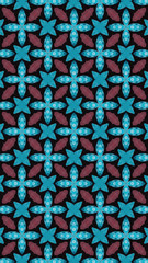 Kunstvolles geometrisches Muster und abstrakter farbiger Hintergrund