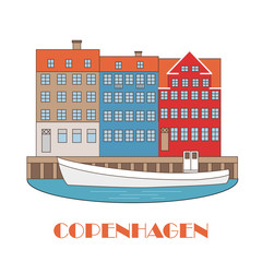 Copenhagen Denmark, Nordic capital. Old european city