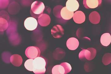 Out-of-focus Christmas lights