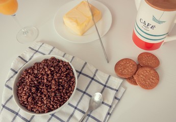 Tasty and full breakfast