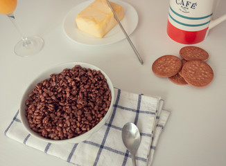 Tasty and full breakfast