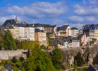 Fototapeta premium Luxembourg city cityscape