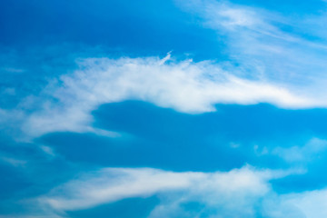 The sky is blue with the sky moving alternately.