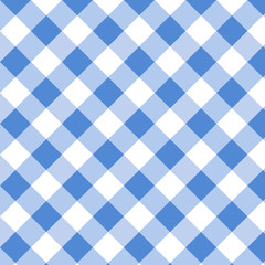 Blue Gingham pattern. Squares Texture for plaid, tablecloths, clothes, shirts, dresses, paper, bedding, blankets, quilts and other textile products. Vector illustration