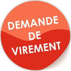 étiquette demande de virement